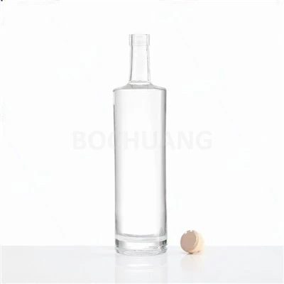 750ml Potel Gwirod Gwydr Clir
