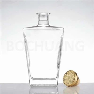 Potel wydr 750ml ar gyfer gwirod